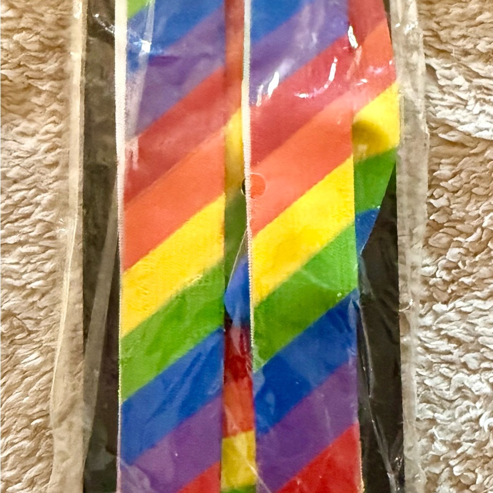 New Pride LGBTQ Colorful Striped Suspenders